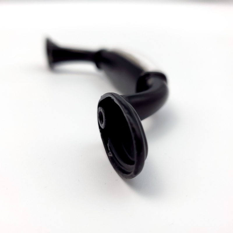 OEM 142mm โลหะผสมสังกะสีจับลูกบิดลิ้นชักวินเทจเซรามิกสีขาว