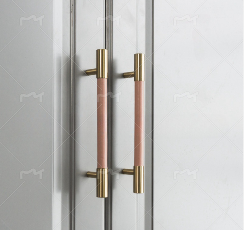 160 มม สีสันหนัง Knob กล่องประตูจับ Hardware สําหรับการตกแต่ง