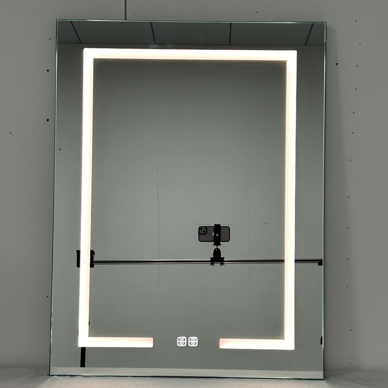 โรงงานขายส่ง หรูหรา ตู้อาบน้ํา กระจกไฟฟ้าขนาดใหญ่ ห้องน้ํา Smart LED กระจกกระจก กระจกอลูมิเนียม