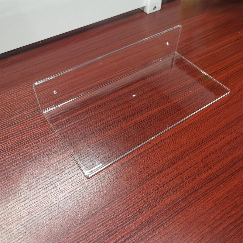 ชั้นวางของผนังไม้ที่ทันสมัยสําหรับตกแต่งบ้านในสีขาวอลังการ