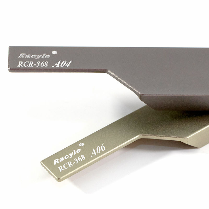 Rcr-368 ลิ้นชักประตูสีสันสดใสขนาดใหญ่ที่จับประตูอลูมิเนียมสีทอง